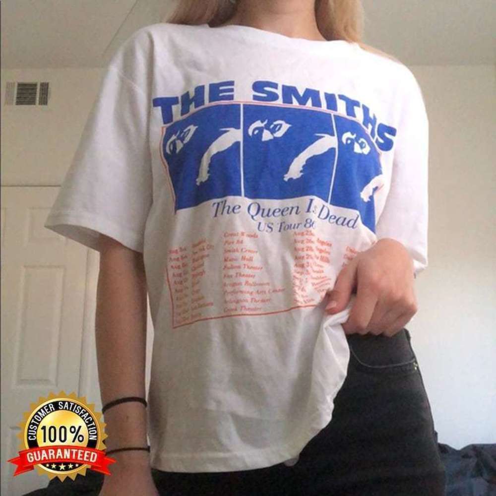 The Smiths US Tour 1986 The Queen Is Dead Indie Rock Fan T-Shirt
